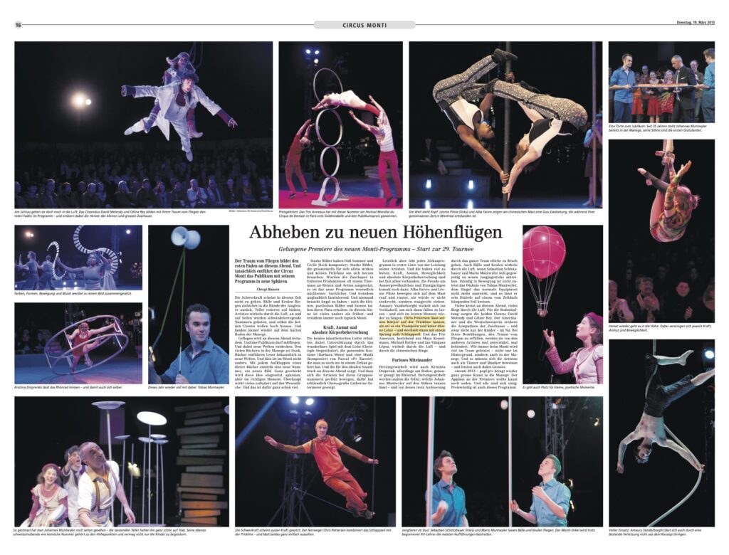 Künstler im Wohler Anzeiger, zeitungs artikel